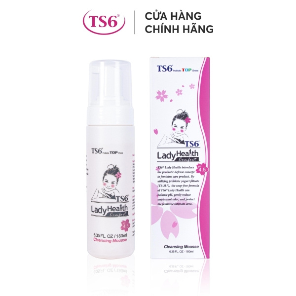 Dung dịch vệ sinh cao cấp TS6 180ml (TS6 Lady Health Cleansing Mousse )