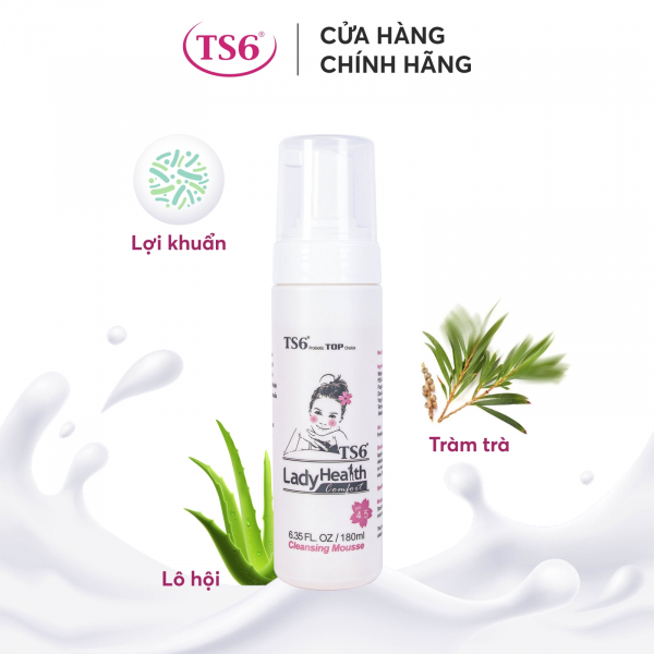 Dung dịch vệ sinh cao cấp TS6 100ml (TS6 Lady Health Cleansing Mousse )