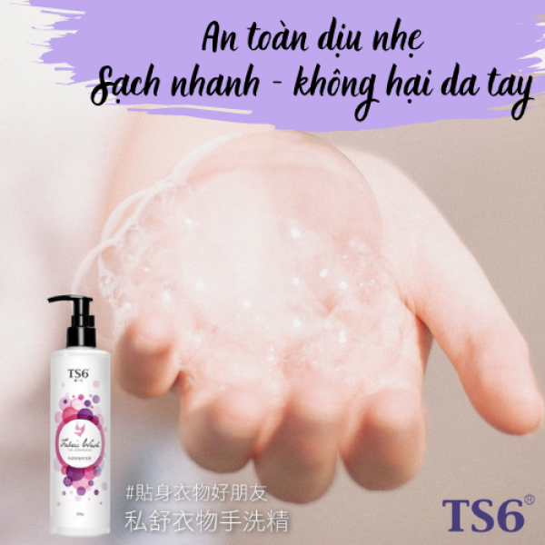 Nước giặt TS6 (kháng khuẩn, ngừa viêm, sạch nhanh)