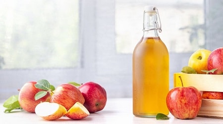giấm táo được dùng để trị viêm phụ khoa 